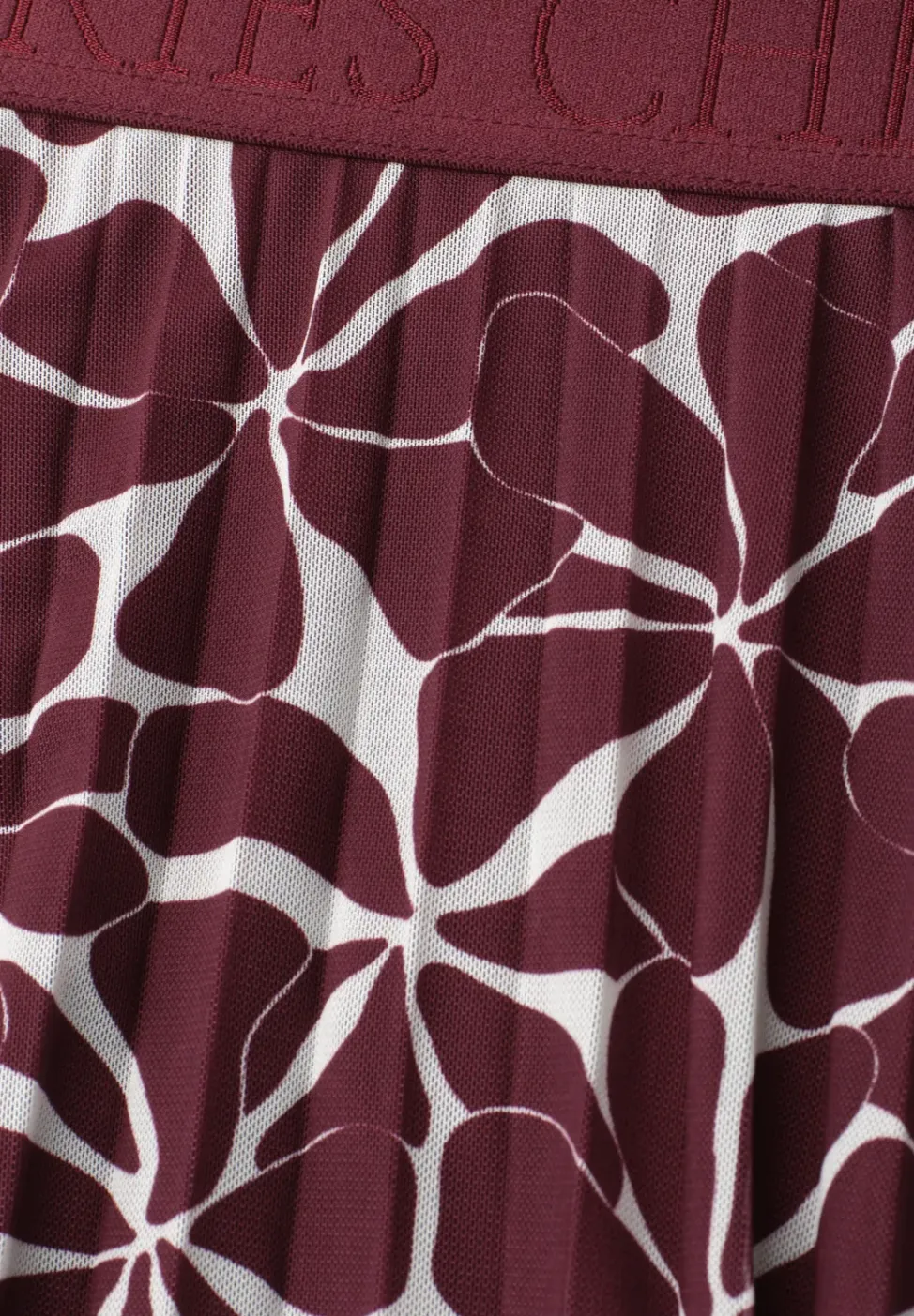 Midirok van mesh met print