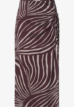 Midirok van mesh met print