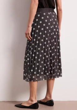 Midirok van mesh met print