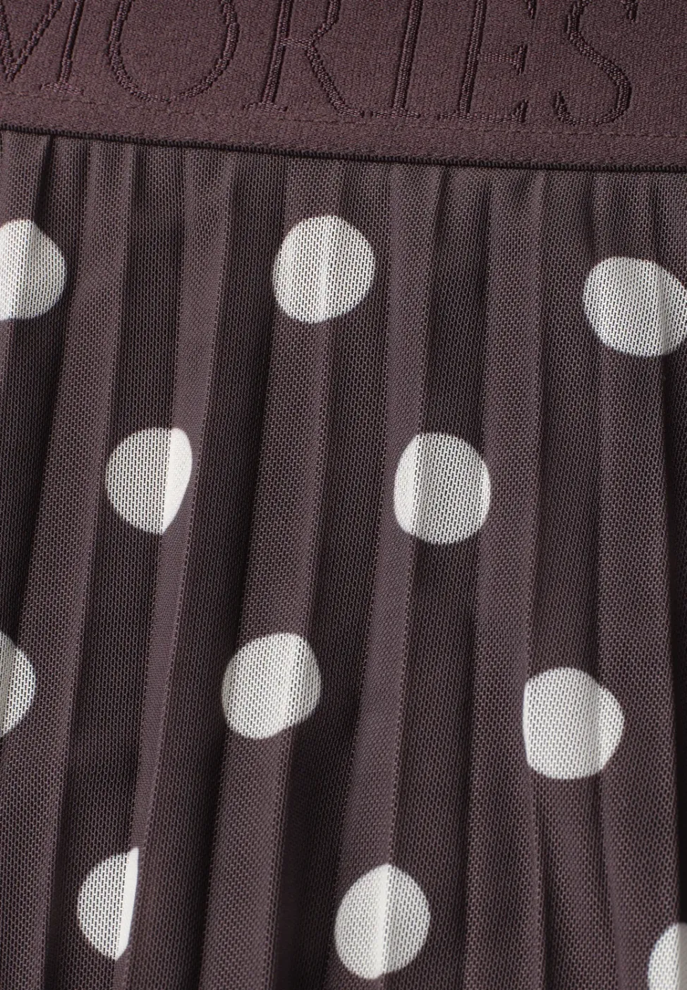 Midirok van mesh met print