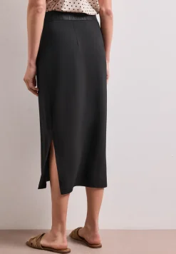 Midirok van tricot in effen kleur