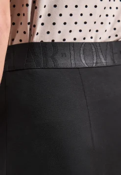 Midirok van tricot in effen kleur