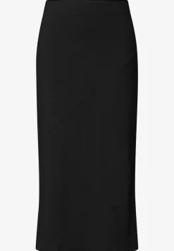 Midirok van tricot in effen kleur