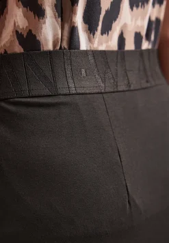 Midirok van tricot in effen kleur