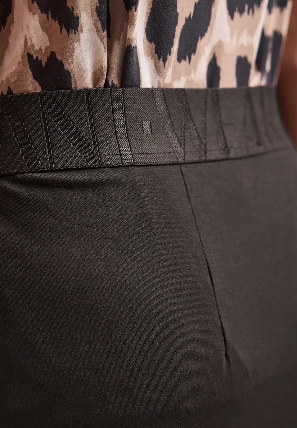 Midirok van tricot in effen kleur