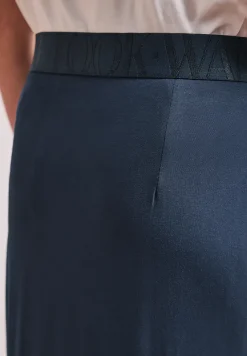 Midirok van tricot in effen kleur