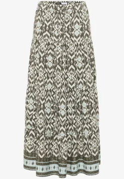 Midirok met grafisch patroon