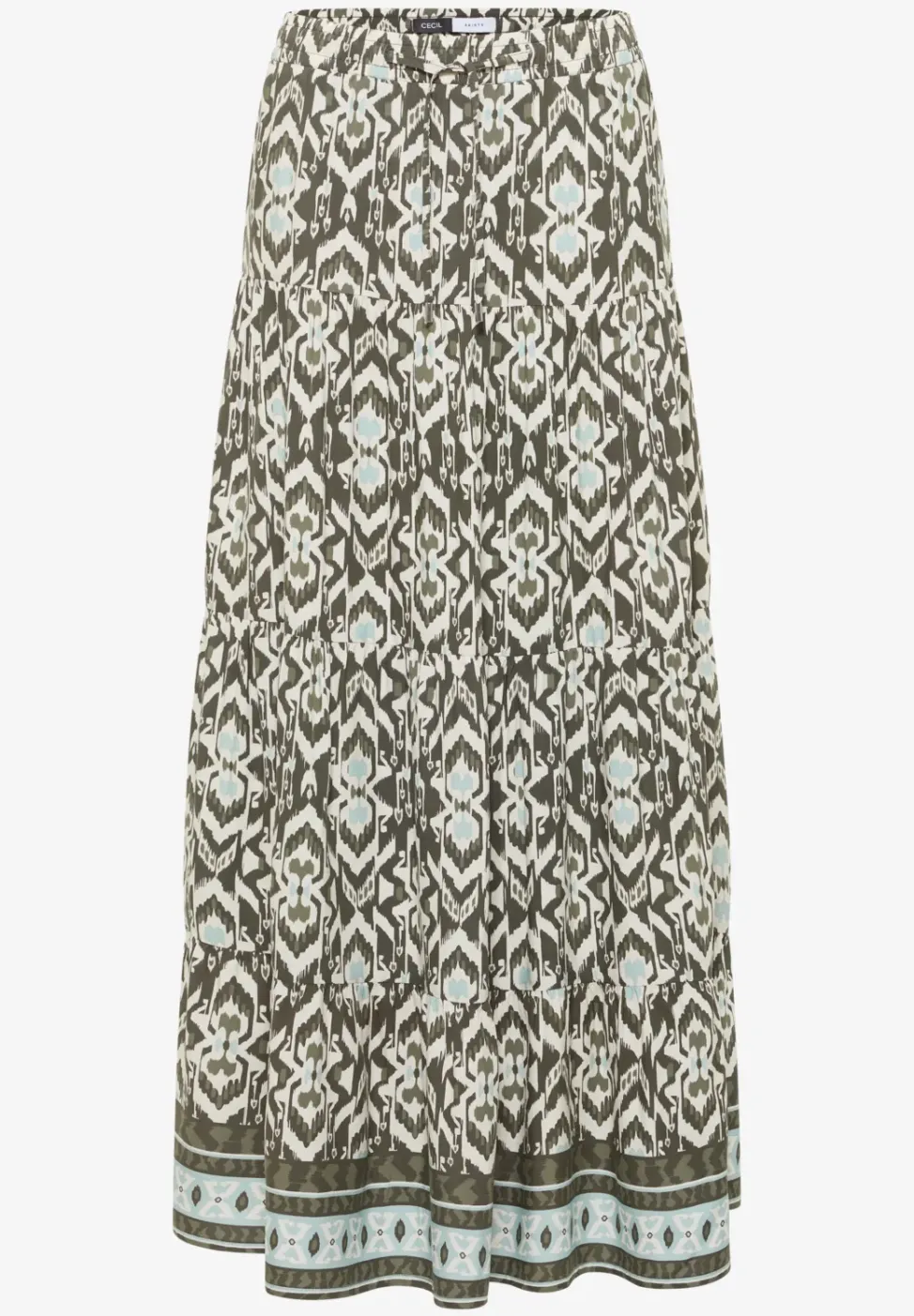 Midirok met grafisch patroon