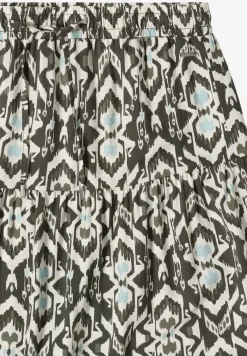 Midirok met grafisch patroon