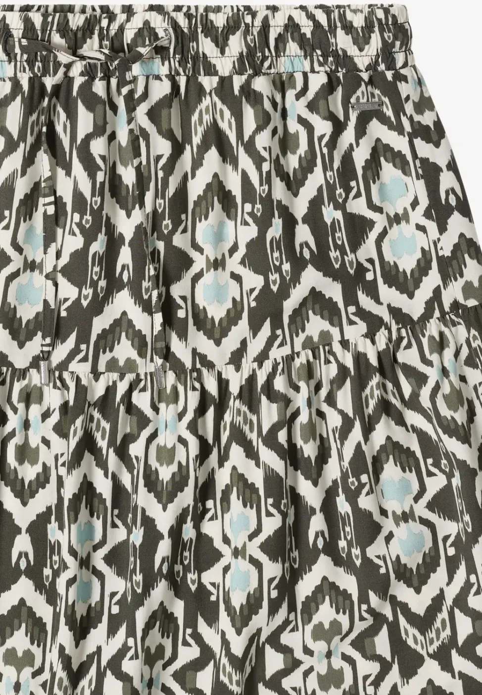 Midirok met grafisch patroon