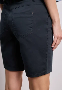 Mid Waist bermuda in satijnen look