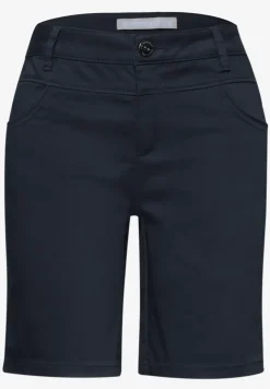 Mid Waist bermuda in satijnen look