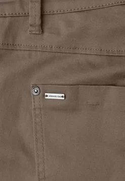 Mid Waist bermuda in satijnen look