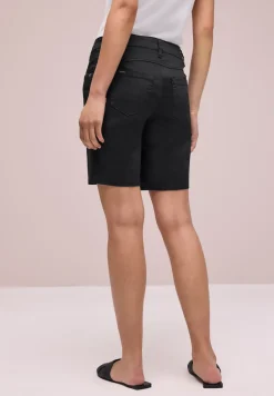 Mid Waist Bermuda in satijnlook