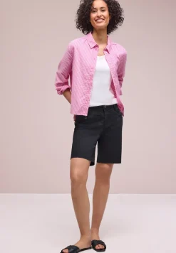 Mid Waist Bermuda in satijnlook