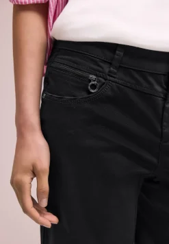 Mid Waist Bermuda in satijnlook