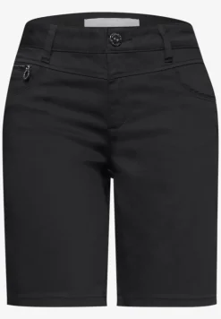 Mid Waist Bermuda in satijnlook