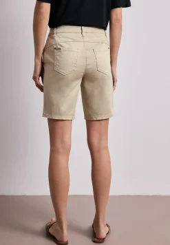 Mid Waist Bermuda in satijnlook