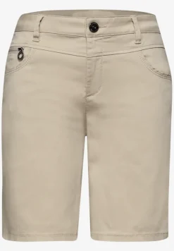 Mid Waist Bermuda in satijnlook