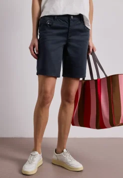 Mid Waist Bermuda in satijnlook