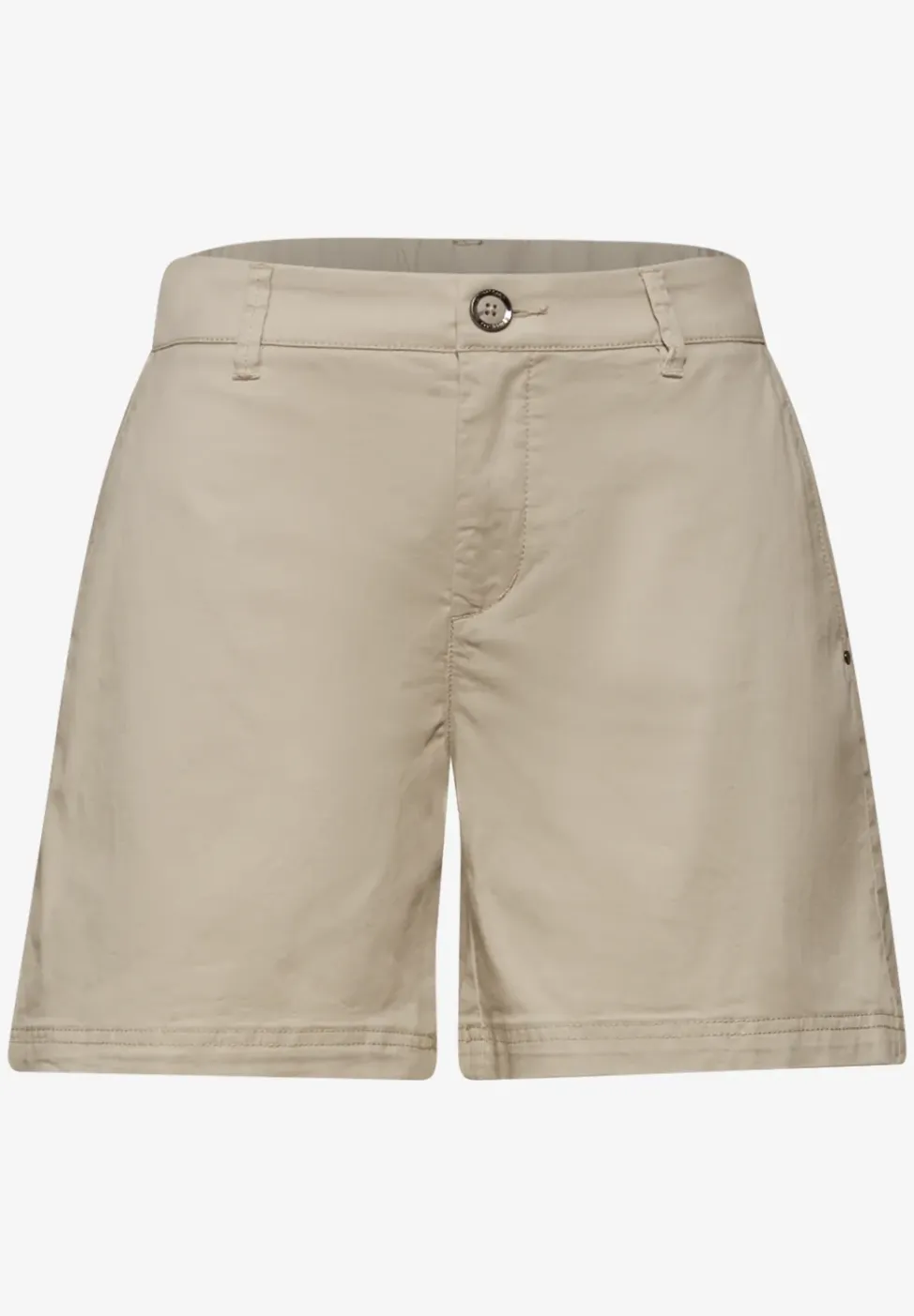Mid Waist chino shorts in een casual pasvorm