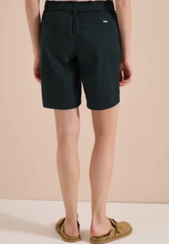 Mid Waist shorts met wijde pijpen in Loose Fit
