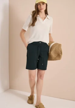 Mid Waist shorts met wijde pijpen in Loose Fit