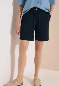 Mid Waist shorts met wijde pijpen in Loose Fit