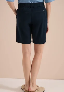 Mid Waist shorts met wijde pijpen in Loose Fit