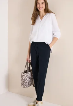 Mid Waist Slim Legs broek in cargo-look