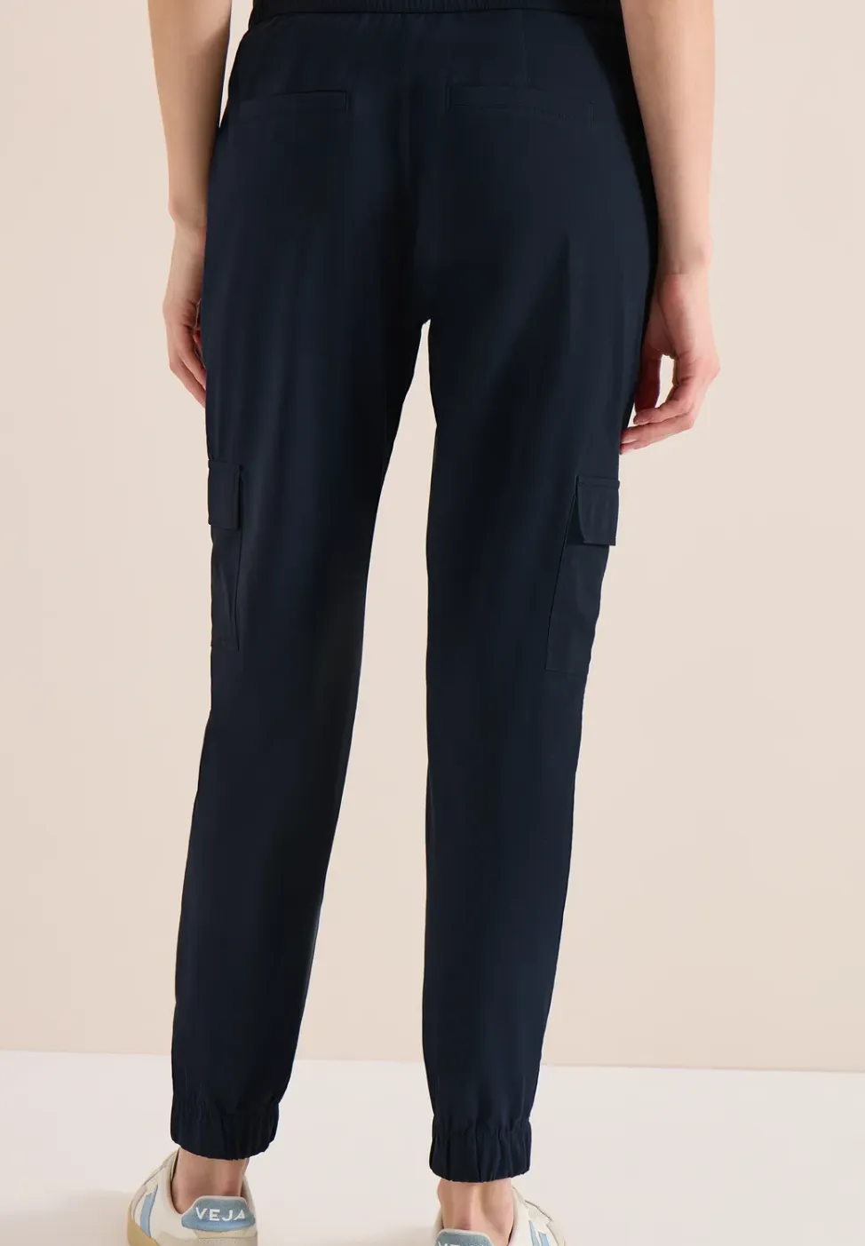 Mid Waist Slim Legs broek in cargo-look
