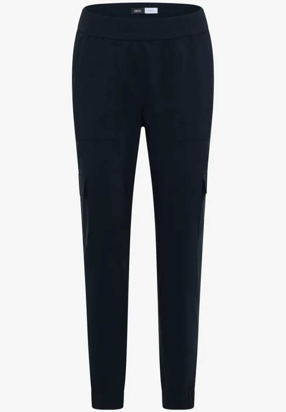 Mid Waist Slim Legs broek in cargo-look