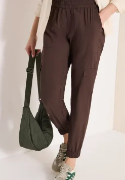 Mid Waist Slim Legs broek in cargo-look