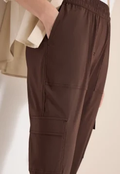Mid Waist Slim Legs broek in cargo-look