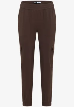 Mid Waist Slim Legs broek in cargo-look