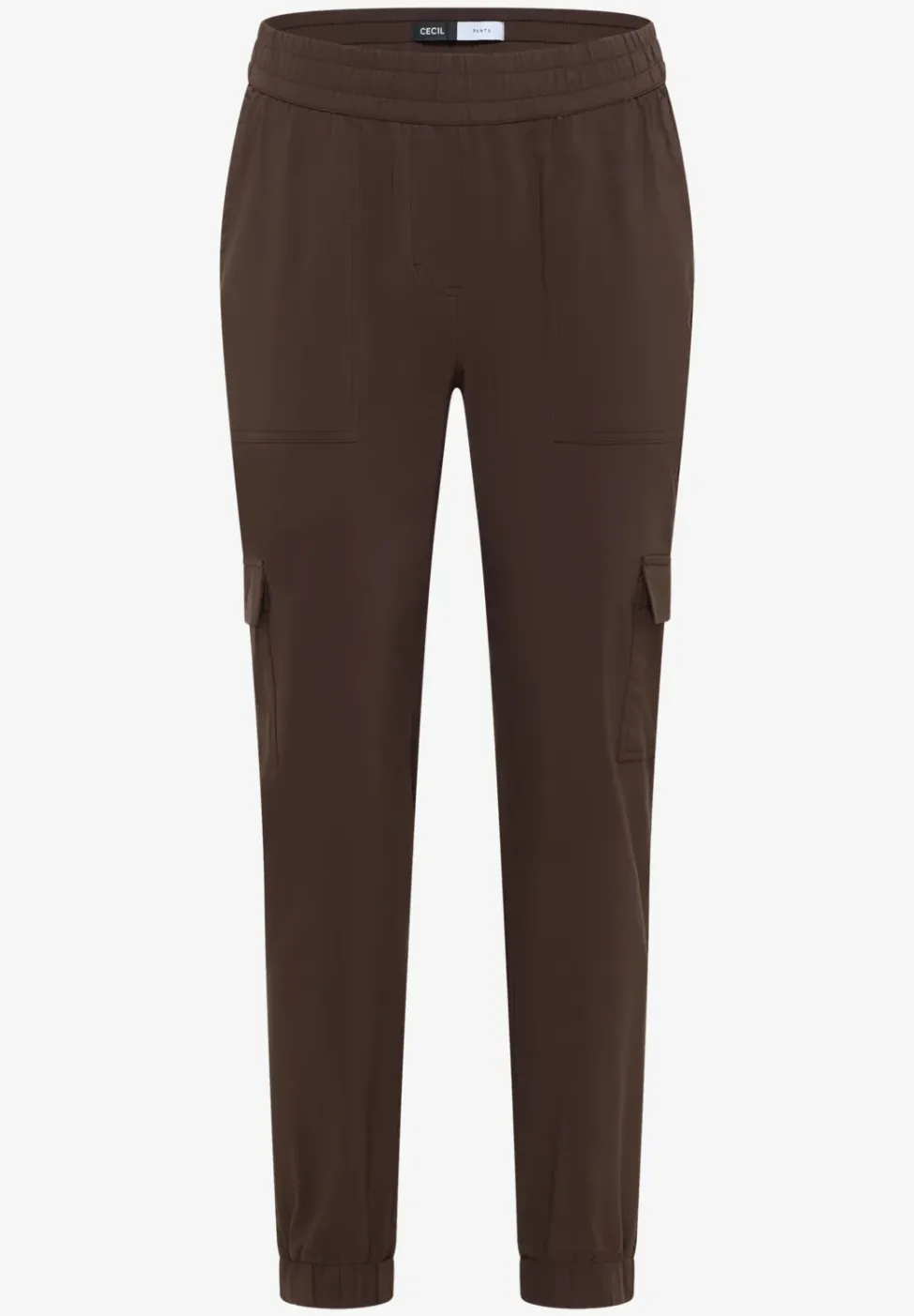 Mid Waist Slim Legs broek in cargo-look