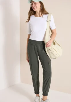 Mid Waist Slim Legs broek in cargo-look