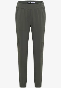 Mid Waist Slim Legs broek in cargo-look