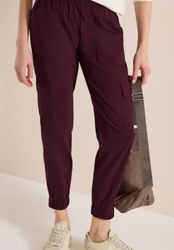 Mid Waist Slim Legs broek in cargo-look