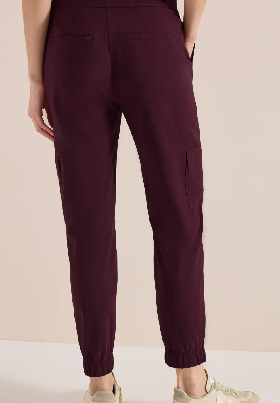 Mid Waist Slim Legs broek in cargo-look