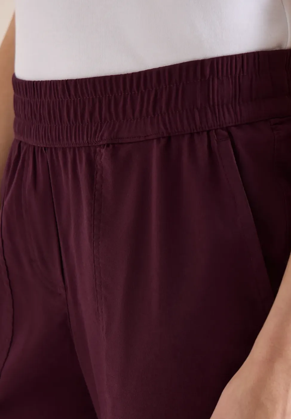 Mid Waist Slim Legs broek in cargo-look
