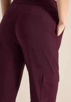 Mid Waist Slim Legs broek in cargo-look
