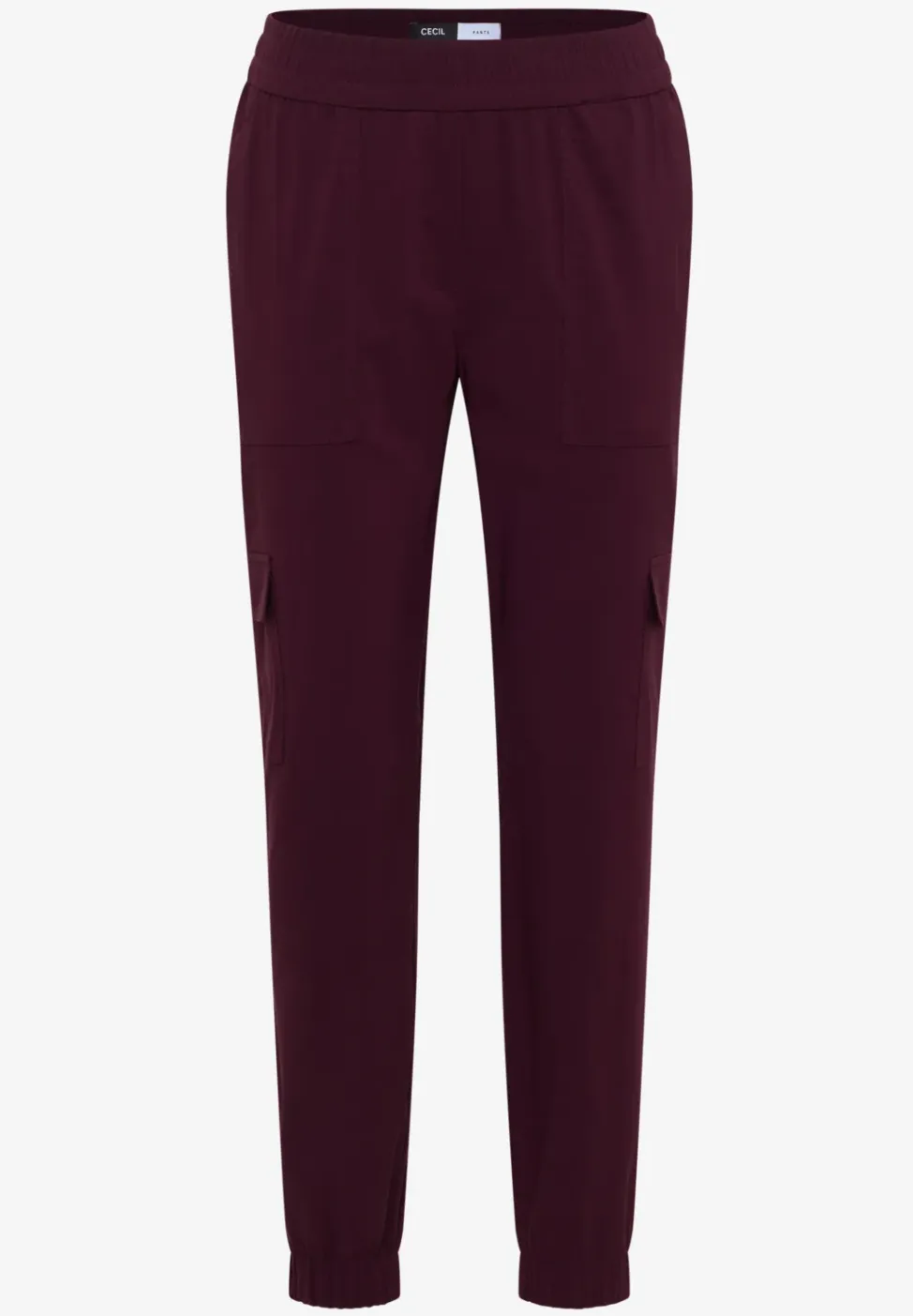 Mid Waist Slim Legs broek in cargo-look