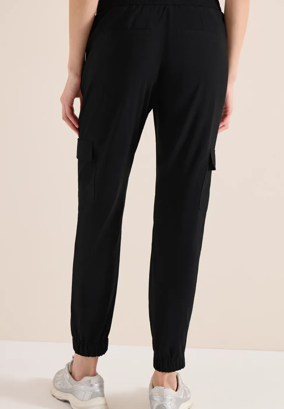 Mid Waist Slim Legs broek in cargo-look