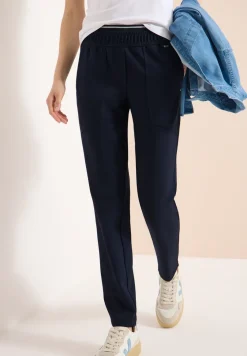 Mid Waist Slim Legs broek in casual fit
