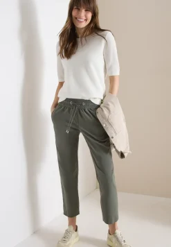 Mid Waist Slim Legs broek in casual fit