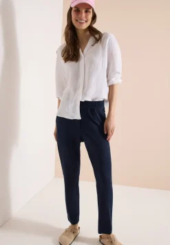 Mid Waist Slim Legs broek in casual fit