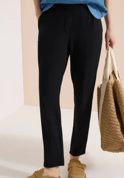 Mid Waist Slim Legs broek in casual fit