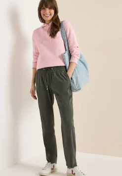 Mid Waist Slim Legs broek in casual fit