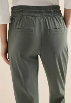 Mid Waist Slim Legs broek in casual fit